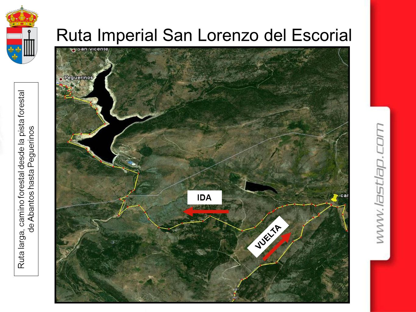 Ruta larga, camino forestal desde la pista forestal de Abantos hasta Peguerinos