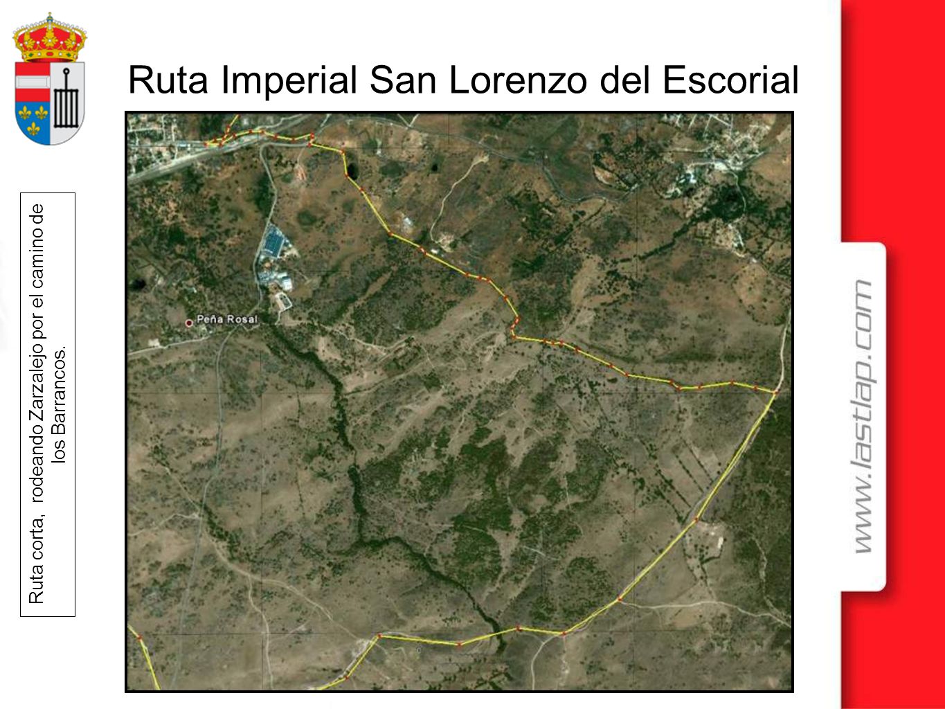 Ruta corta, rodeando Zarzalejo por el camino de los Barrancos.