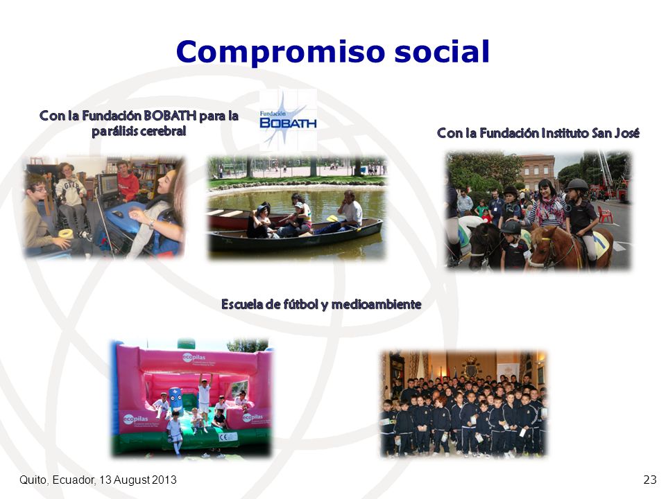 Compromiso social Con la Fundación BOBATH para la parálisis cerebral