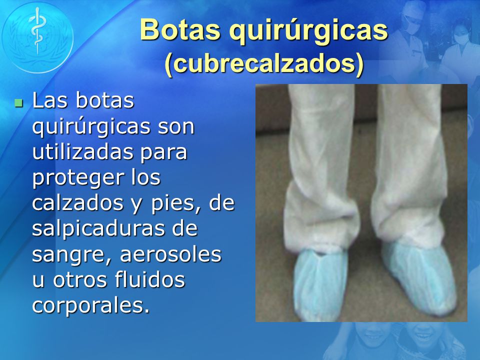 Botas quirúrgicas (cubrecalzados)