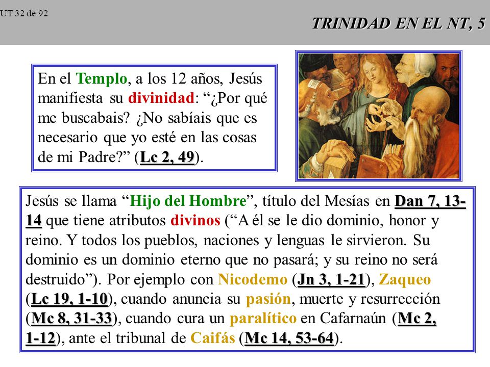 En el Templo, a los 12 años, Jesús manifiesta su divinidad: ¿Por qué