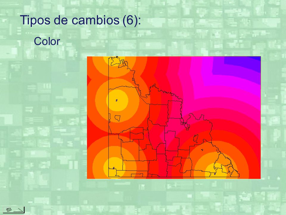 Tipos de cambios (6): Color