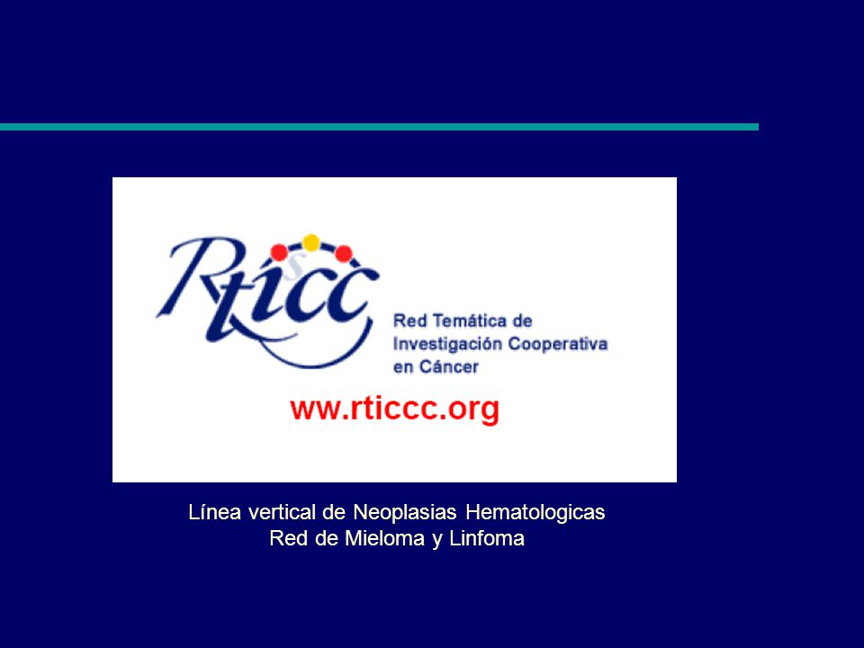 Línea vertical de Neoplasias Hematologicas Red de Mieloma y Linfoma
