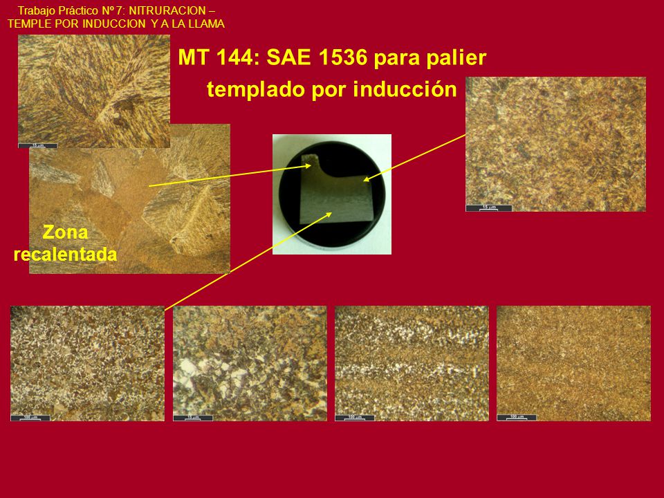 Trabajo Práctico Nº 7: NITRURACION – TEMPLE POR INDUCCION Y A LA LLAMA