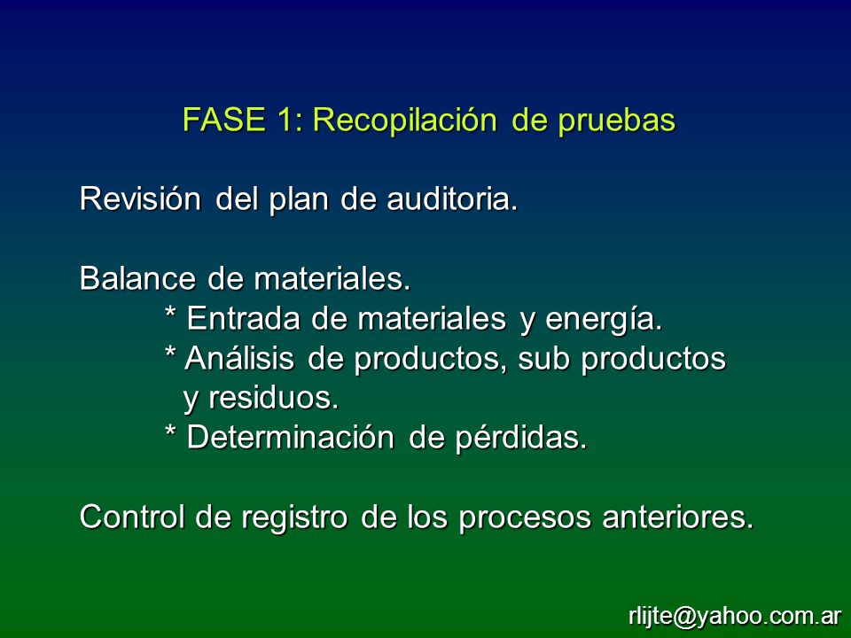 FASE 1: Recopilación de pruebas