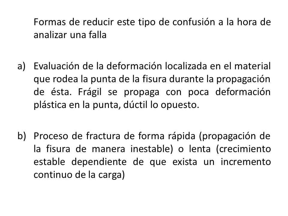 Formas de reducir este tipo de confusión a la hora de analizar una falla