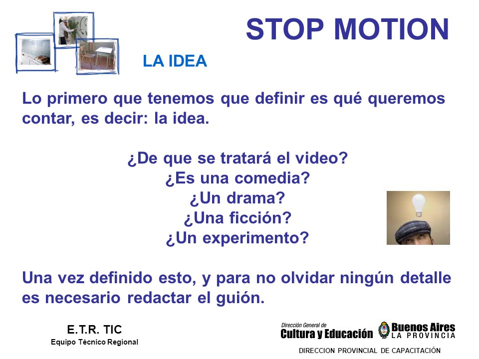 ¿De que se tratará el video E.T.R. TIC Equipo Técnico Regional