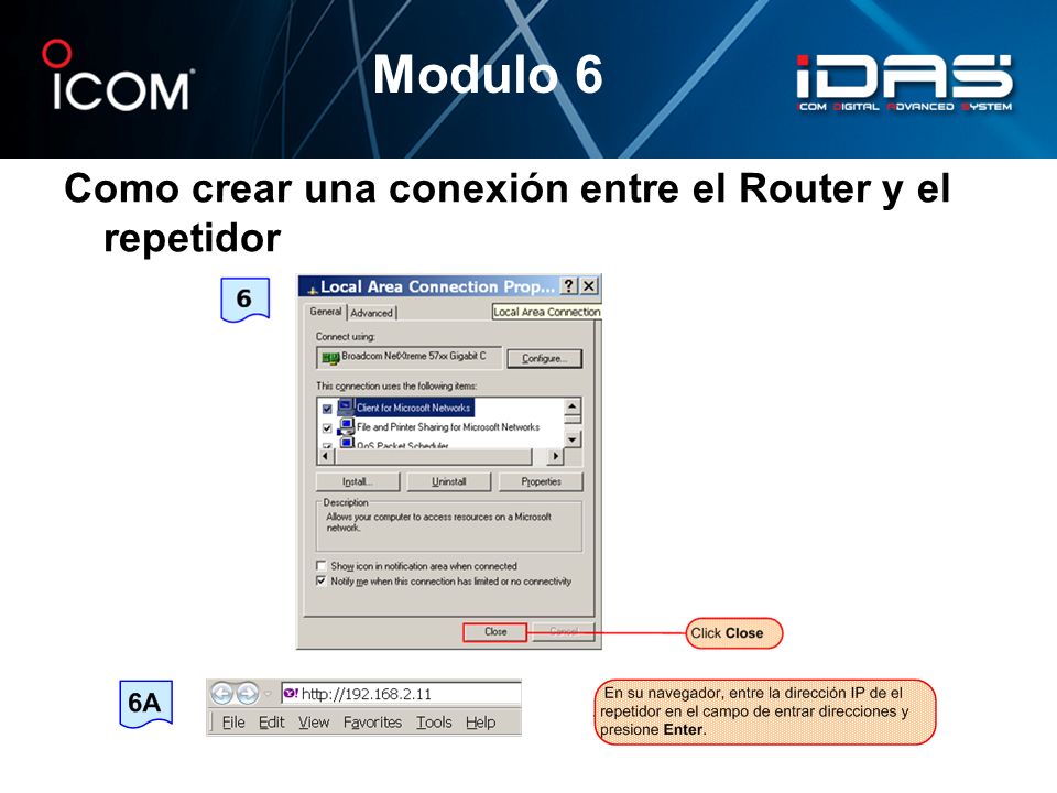 Como crear una conexión entre el Router y el repetidor
