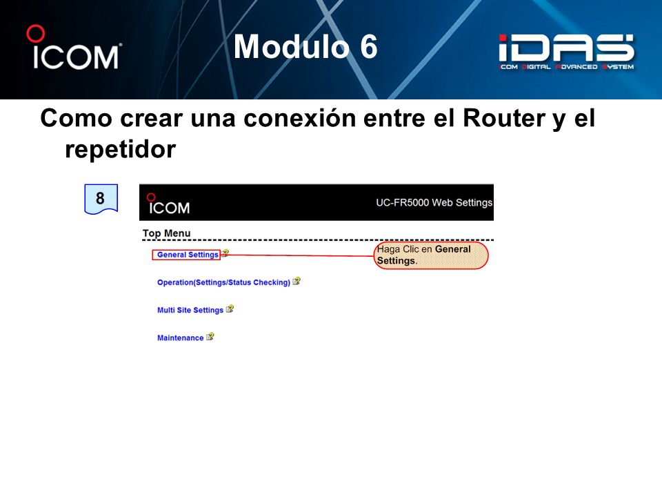 Como crear una conexión entre el Router y el repetidor