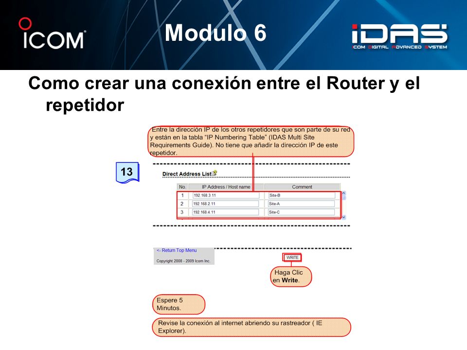 Como crear una conexión entre el Router y el repetidor