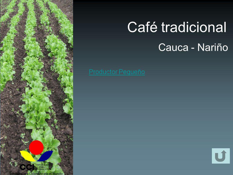 Café tradicional Cauca - Nariño Productor Pequeño