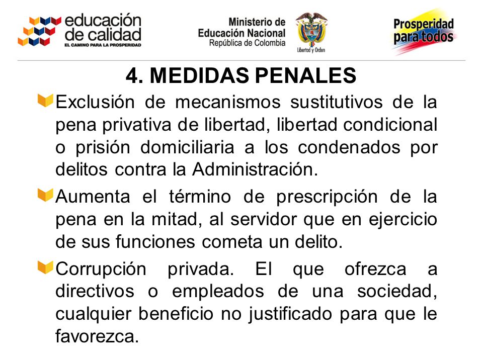 4. MEDIDAS PENALES