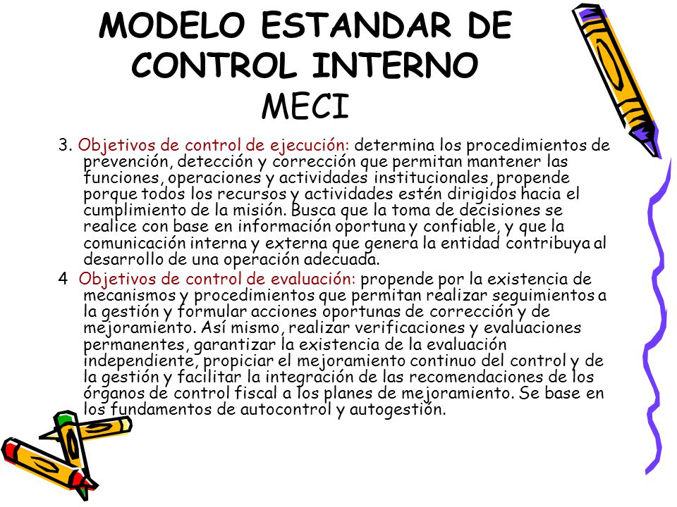 MODELO ESTANDAR DE CONTROL INTERNO MECI