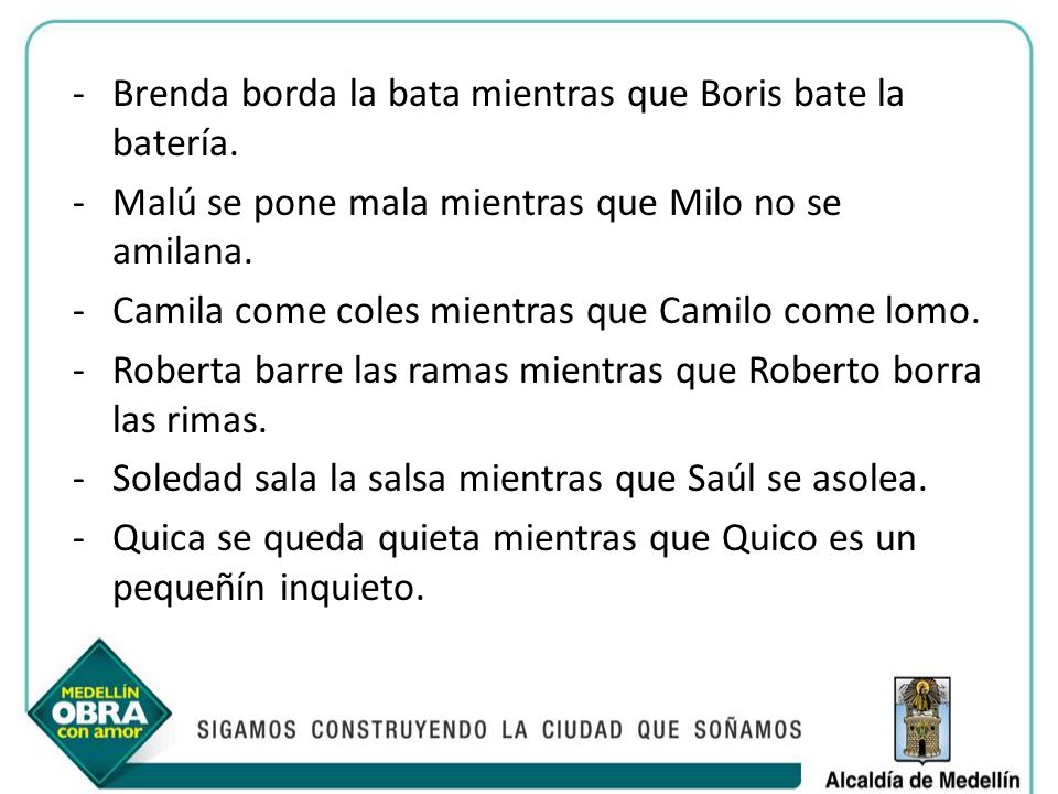 Brenda borda la bata mientras que Boris bate la batería.