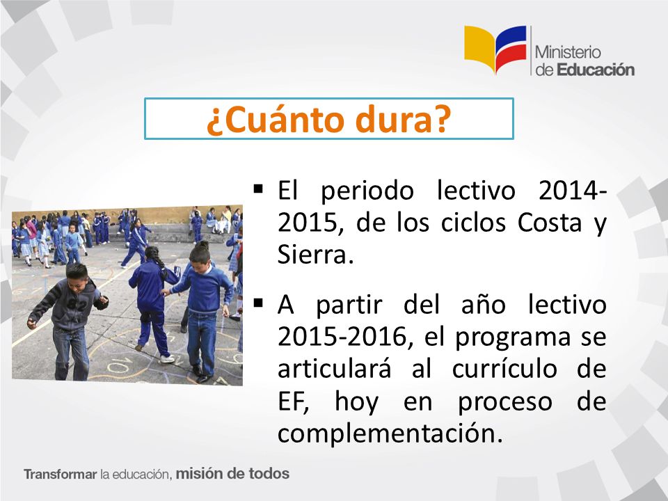¿Cuánto dura El periodo lectivo , de los ciclos Costa y Sierra.