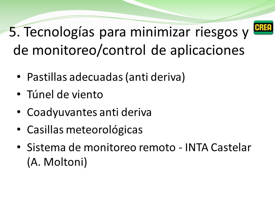 5. Tecnologías para minimizar riesgos y de monitoreo/control de aplicaciones