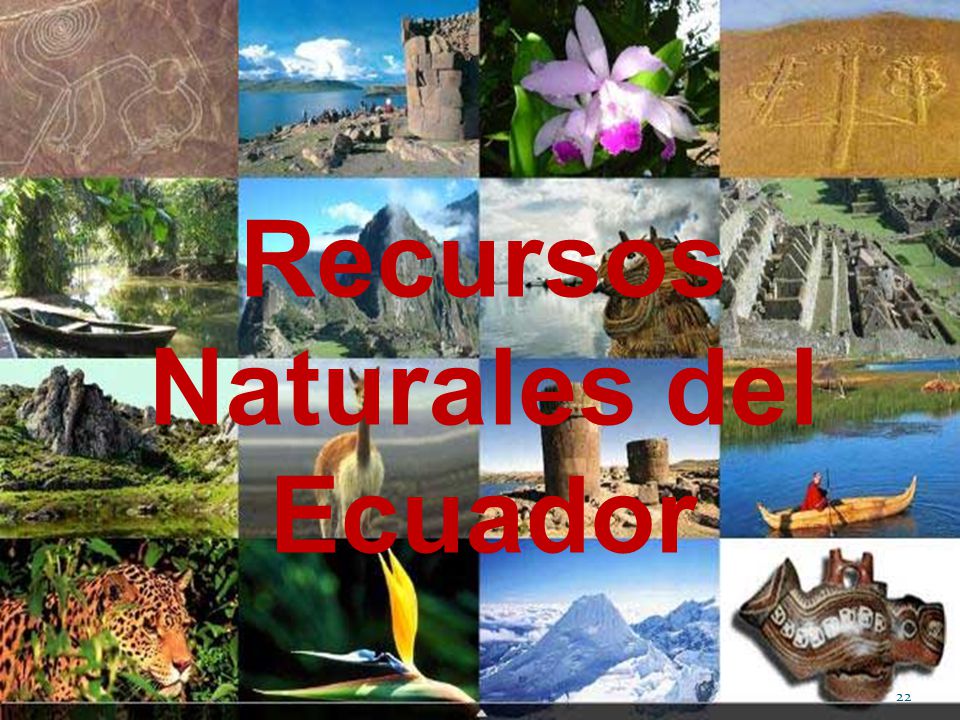 Recursos Naturales del Ecuador
