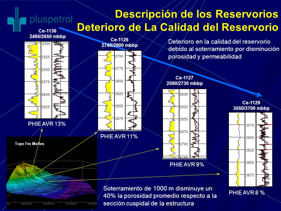 Descripción de los Reservorios Deterioro de La Calidad del Reservorio