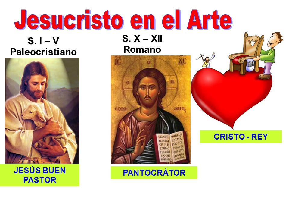 Jesucristo en el Arte S. X – XII S. I – V Romano Paleocristiano