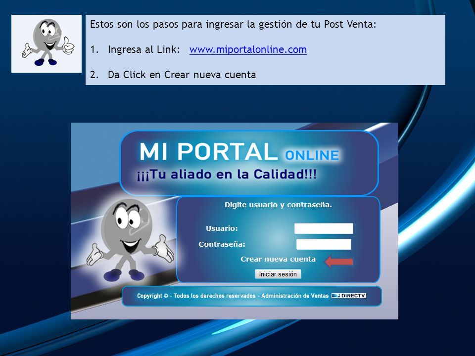 Estos son los pasos para ingresar la gestión de tu Post Venta:
