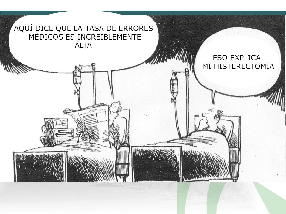 AQUÍ DICE QUE LA TASA DE ERRORES MÉDICOS ES INCREÍBLEMENTE ALTA