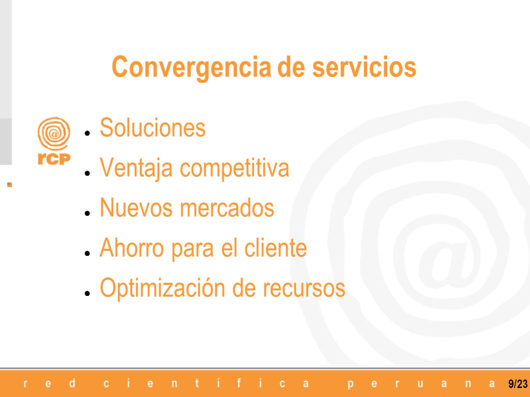 Convergencia de servicios