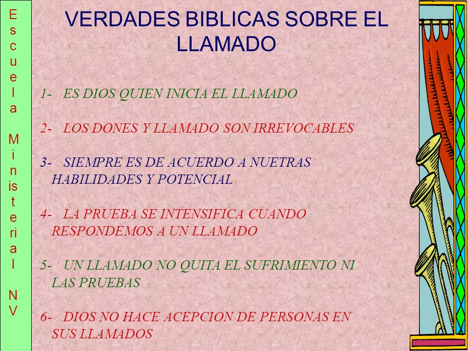 VERDADES BIBLICAS SOBRE EL LLAMADO
