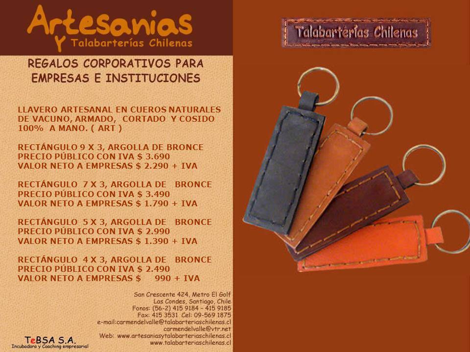 LLAVERO ARTESANAL EN CUEROS NATURALES DE VACUNO, ARMADO, CORTADO Y COSIDO 100% A MANO. ( ART )