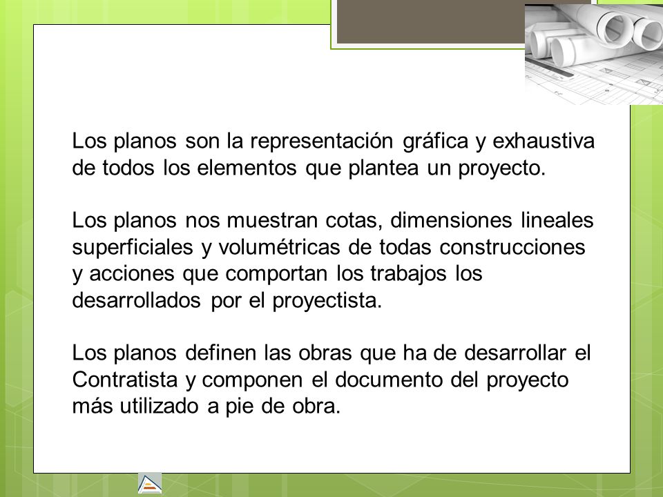 Los planos son la representación gráfica y exhaustiva de todos los elementos que plantea un proyecto.