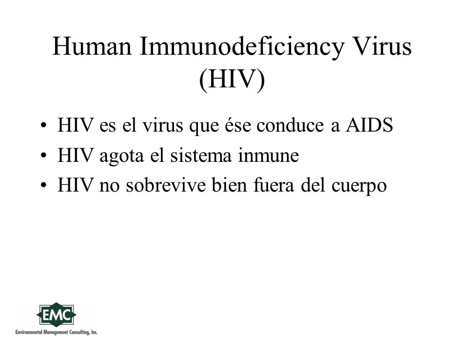 Human Immunodeficiency Virus (HIV)