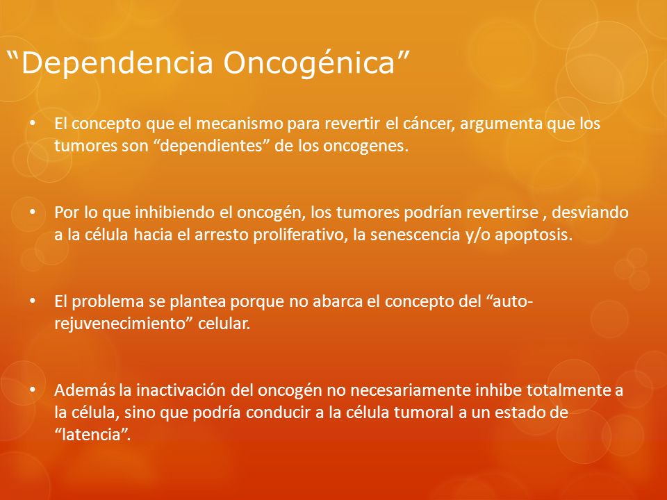 Dependencia Oncogénica