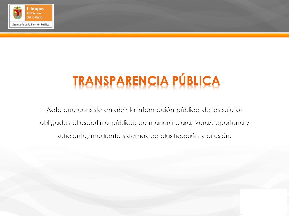 Transparencia Pública