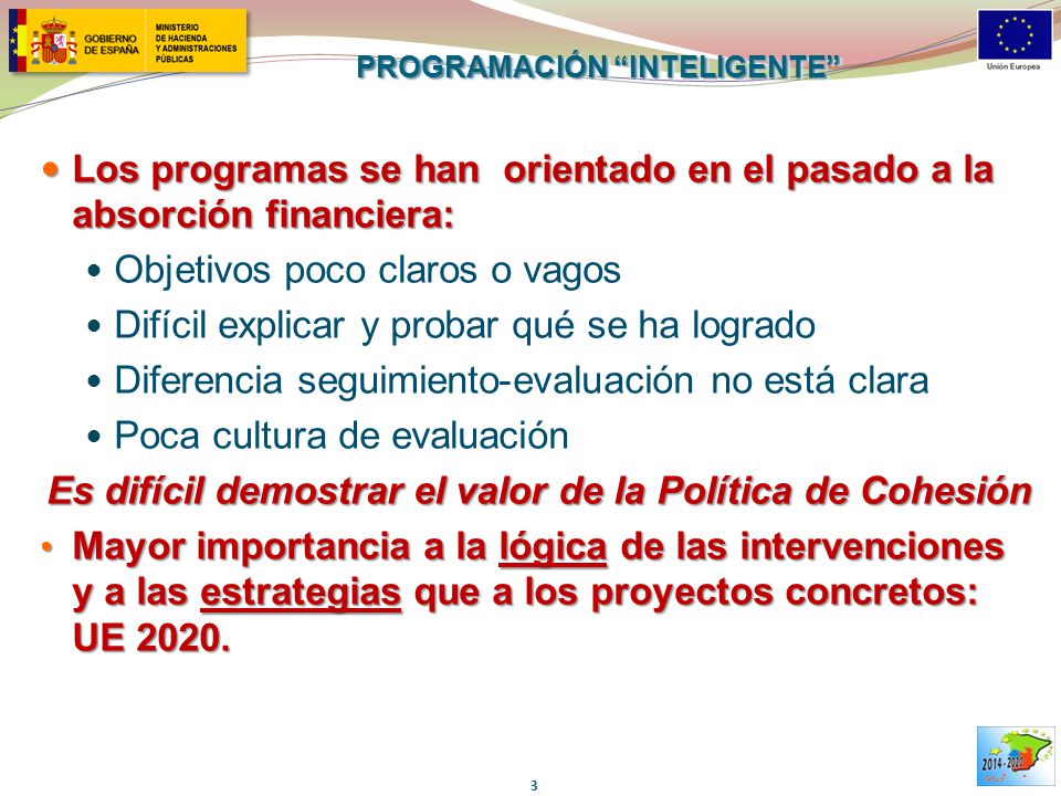 Es difícil demostrar el valor de la Política de Cohesión