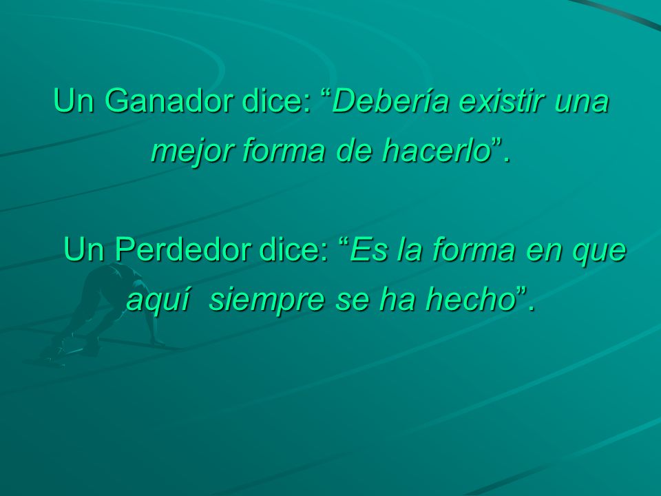 Un Ganador dice: Debería existir una mejor forma de hacerlo .