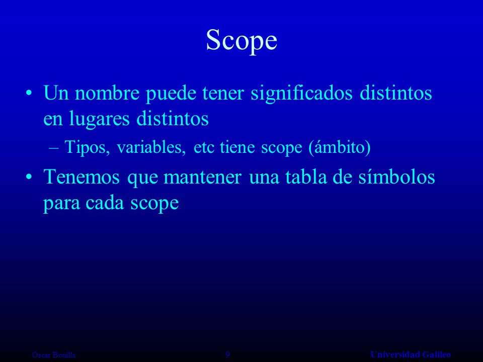 Oscar Bonilla 9 Universidad Galileo
