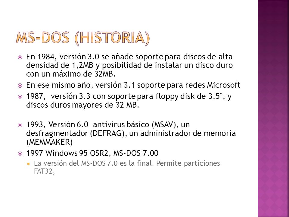 MS-DOS (Historia)