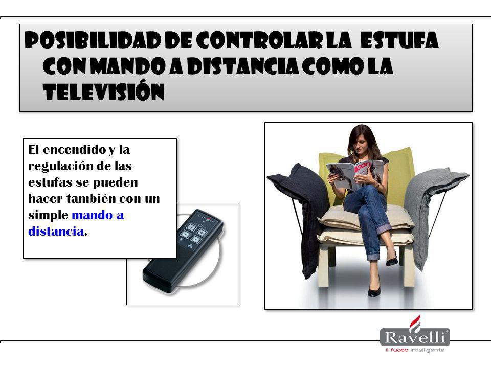 POSIBILIDAD DE CONTROLAR LA ESTUFA CON MANDO A DISTANCIA COMO LA TELEVISIÓN