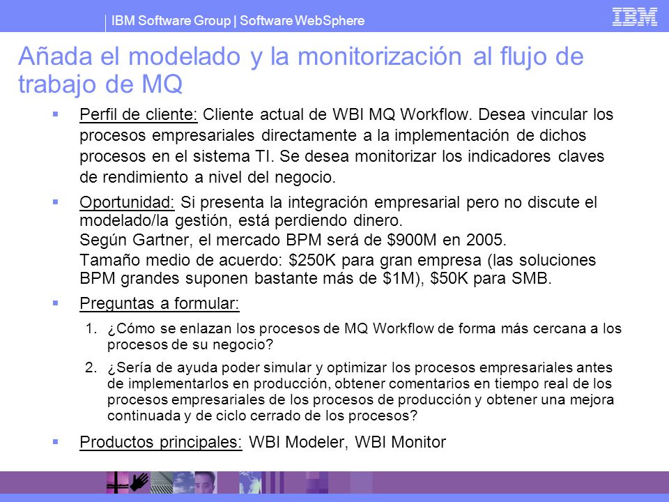 Añada el modelado y la monitorización al flujo de trabajo de MQ