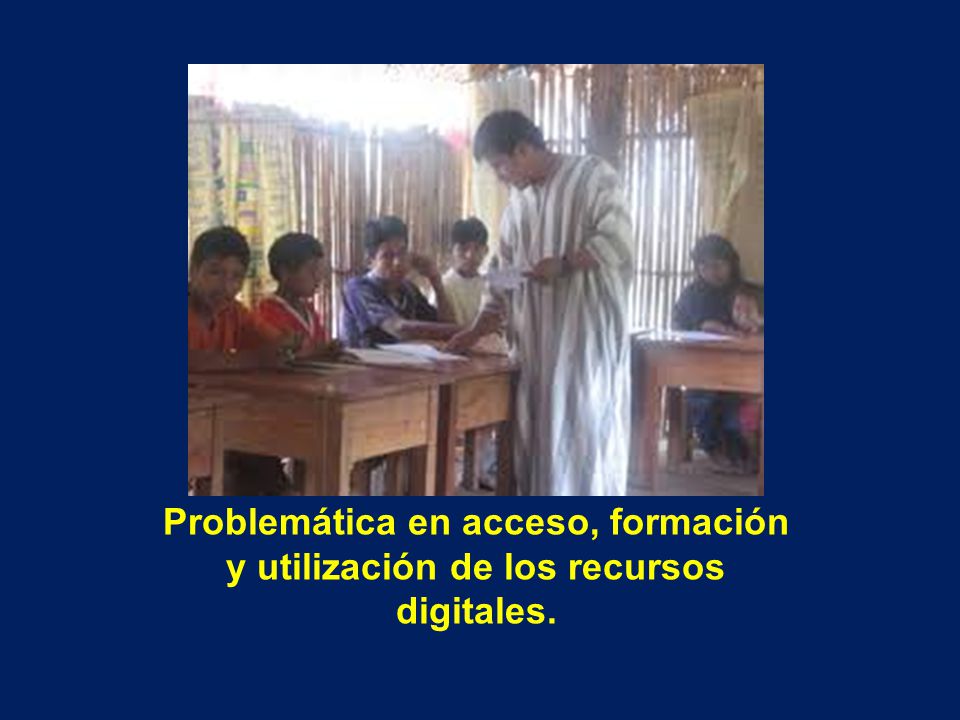 Problemática en acceso, formación y utilización de los recursos digitales.