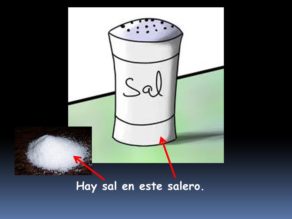 Hay sal en este salero. Recipe for: Repochetas Ingredients-