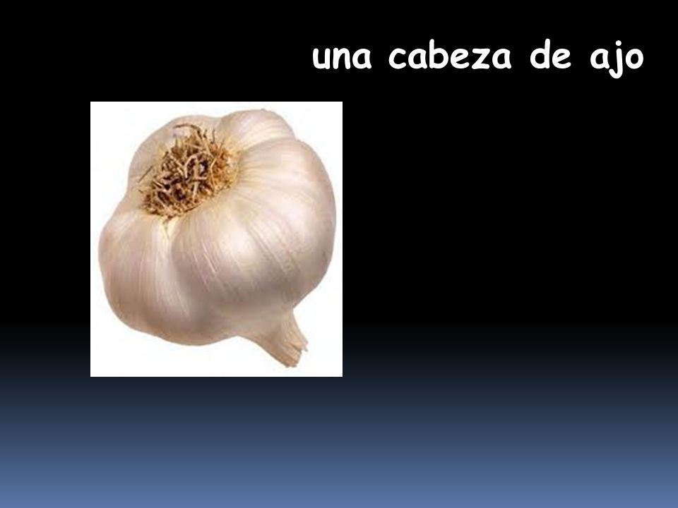 una cabeza de ajo Recipe for: Repochetas Ingredients-