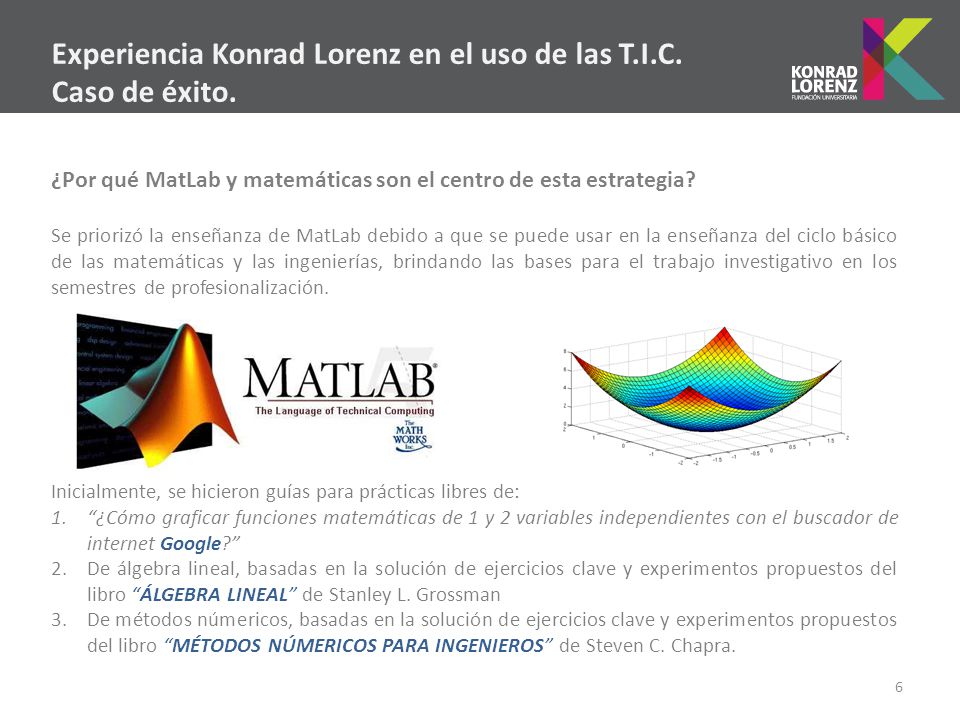 Experiencia Konrad Lorenz en el uso de las T.I.C. Caso de éxito.