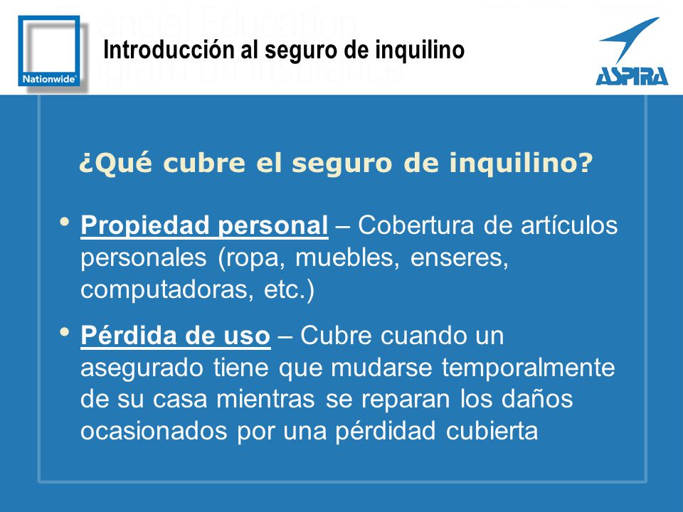 Protegiendo su propiedad personal: Dos opciones de seguro de inquilino