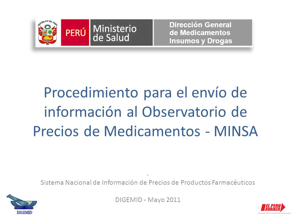 Sistema Nacional de Información de Precios de Productos Farmacéuticos