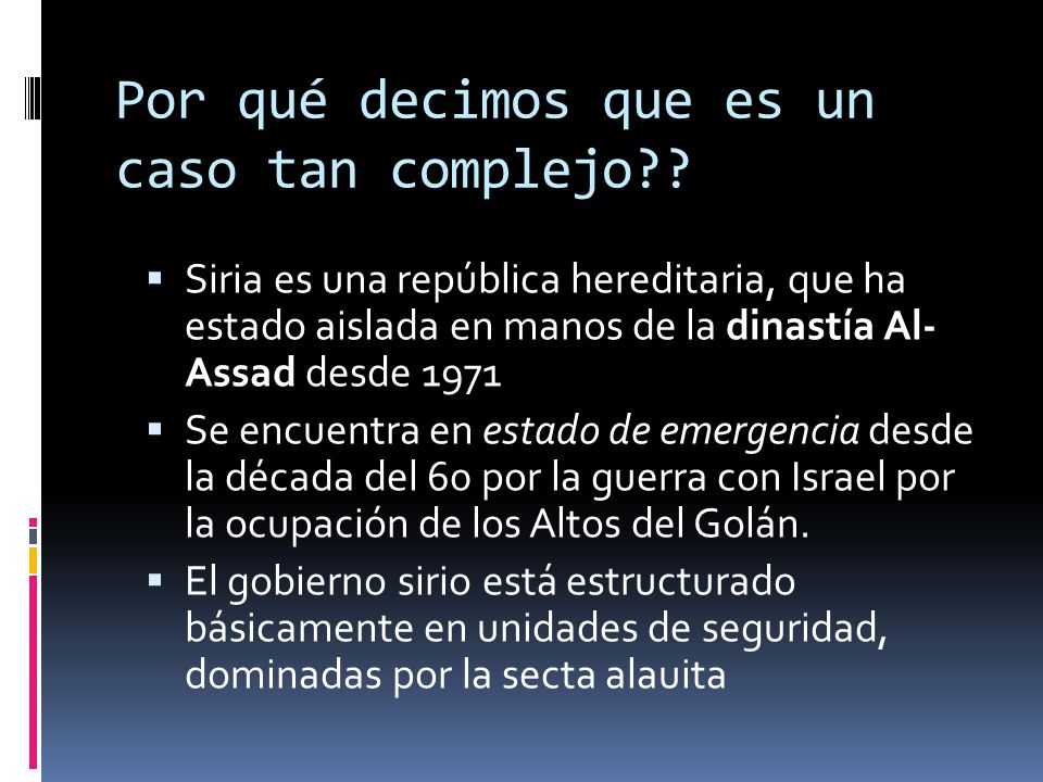 Por qué decimos que es un caso tan complejo