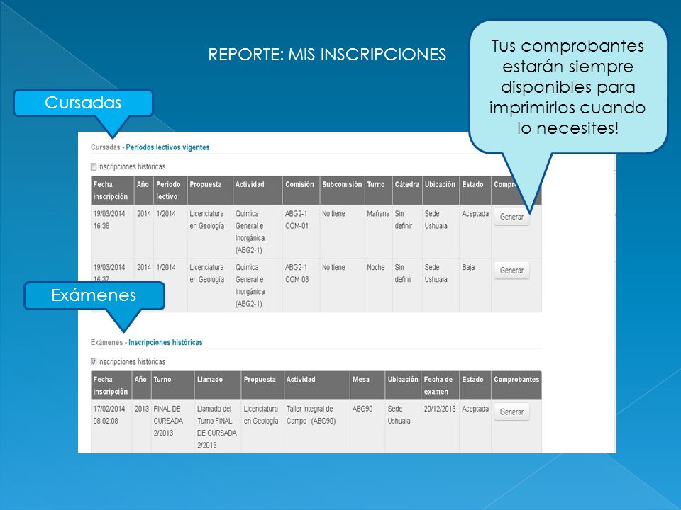 Tus comprobantes estarán siempre disponibles para imprimirlos cuando lo necesites!
