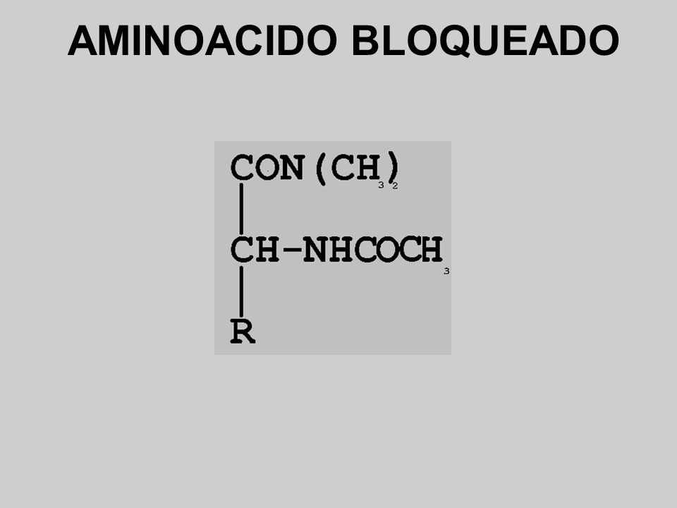 AMINOACIDO BLOQUEADO