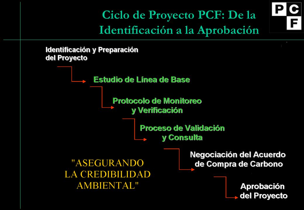 Ciclo de Proyecto PCF: De la Identificación a la Aprobación