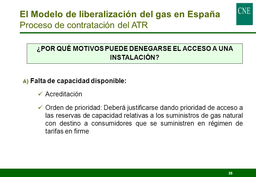 ¿POR QUÉ MOTIVOS PUEDE DENEGARSE EL ACCESO A UNA INSTALACIÓN