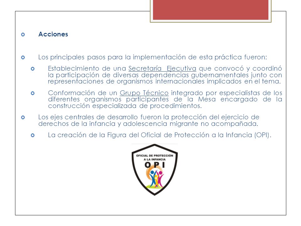 Los principales pasos para la implementación de esta práctica fueron: